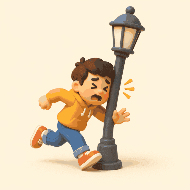 Run into
